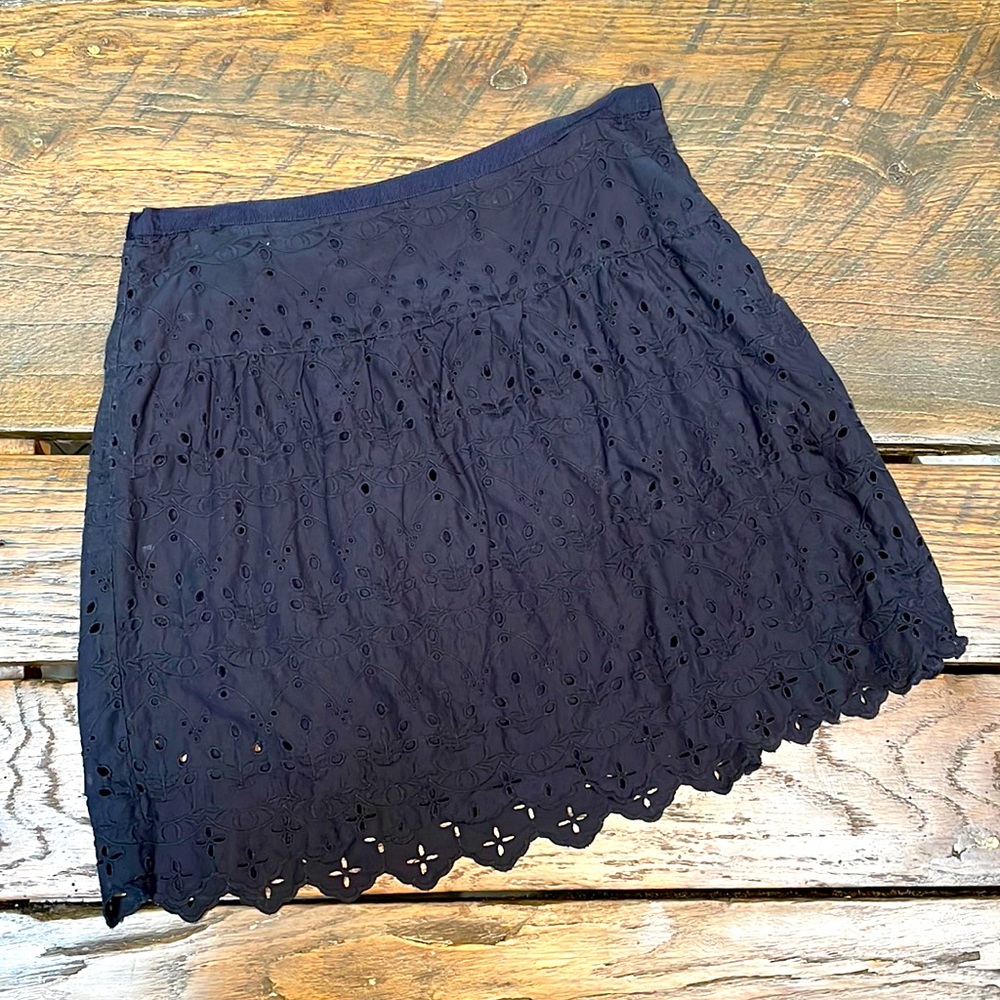 Navy blue skirt from The Loft sz M